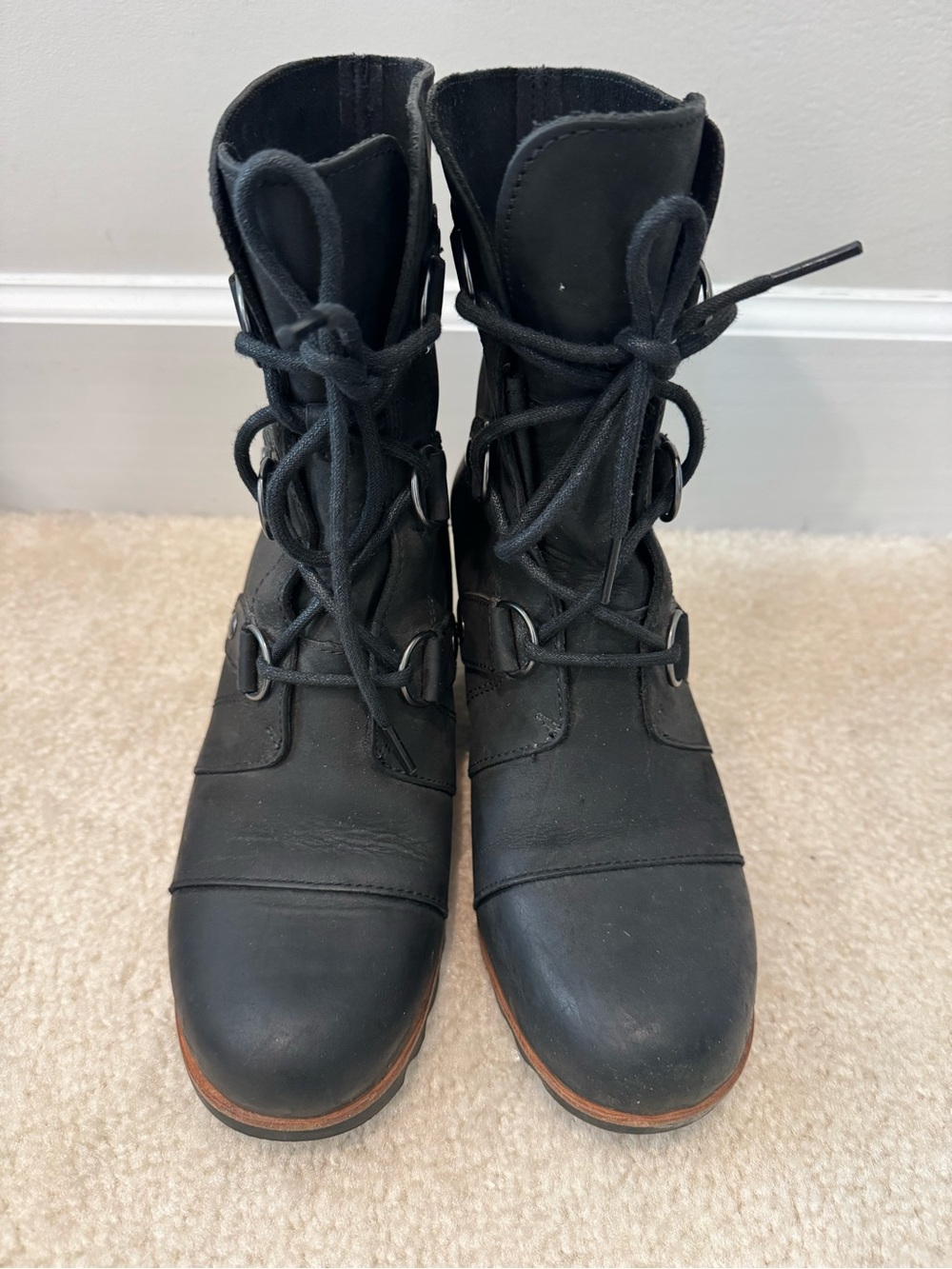 Sorel Joan Arctic Wedge Lace-Up Boots